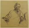 1925-1926 ca. -L'ultima cena (studio di apostolo con turbante)